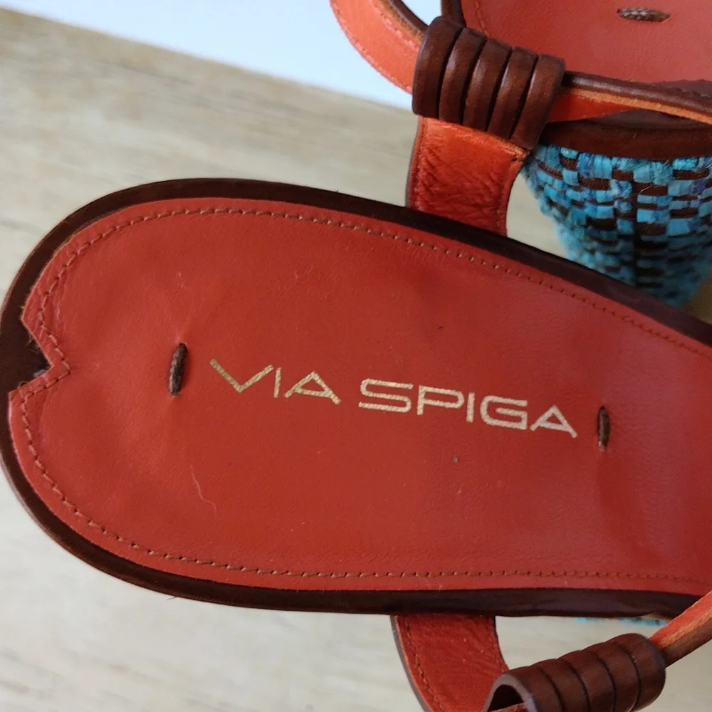 Via Spiga , turquoise platform, s 10.